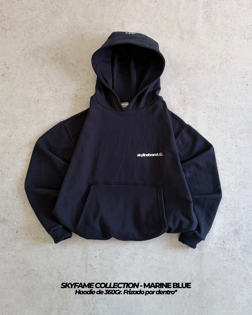 HOODIE SKYFAME MARINE BLUE