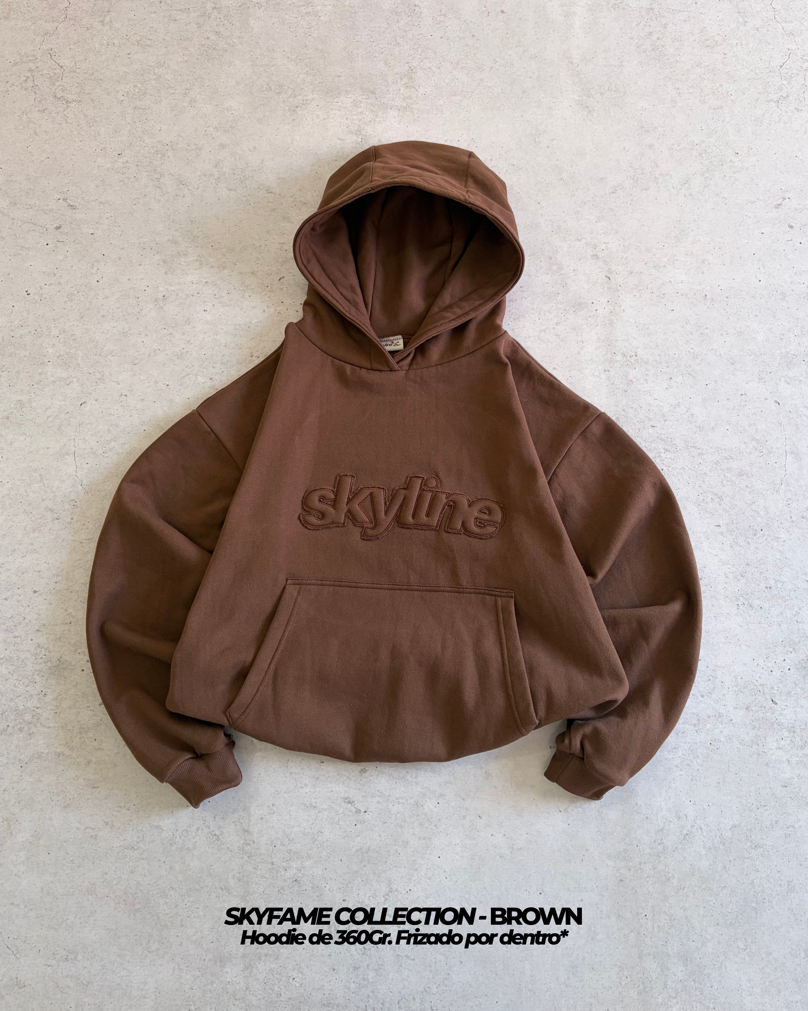 HOODIE SKYFAME BROWN