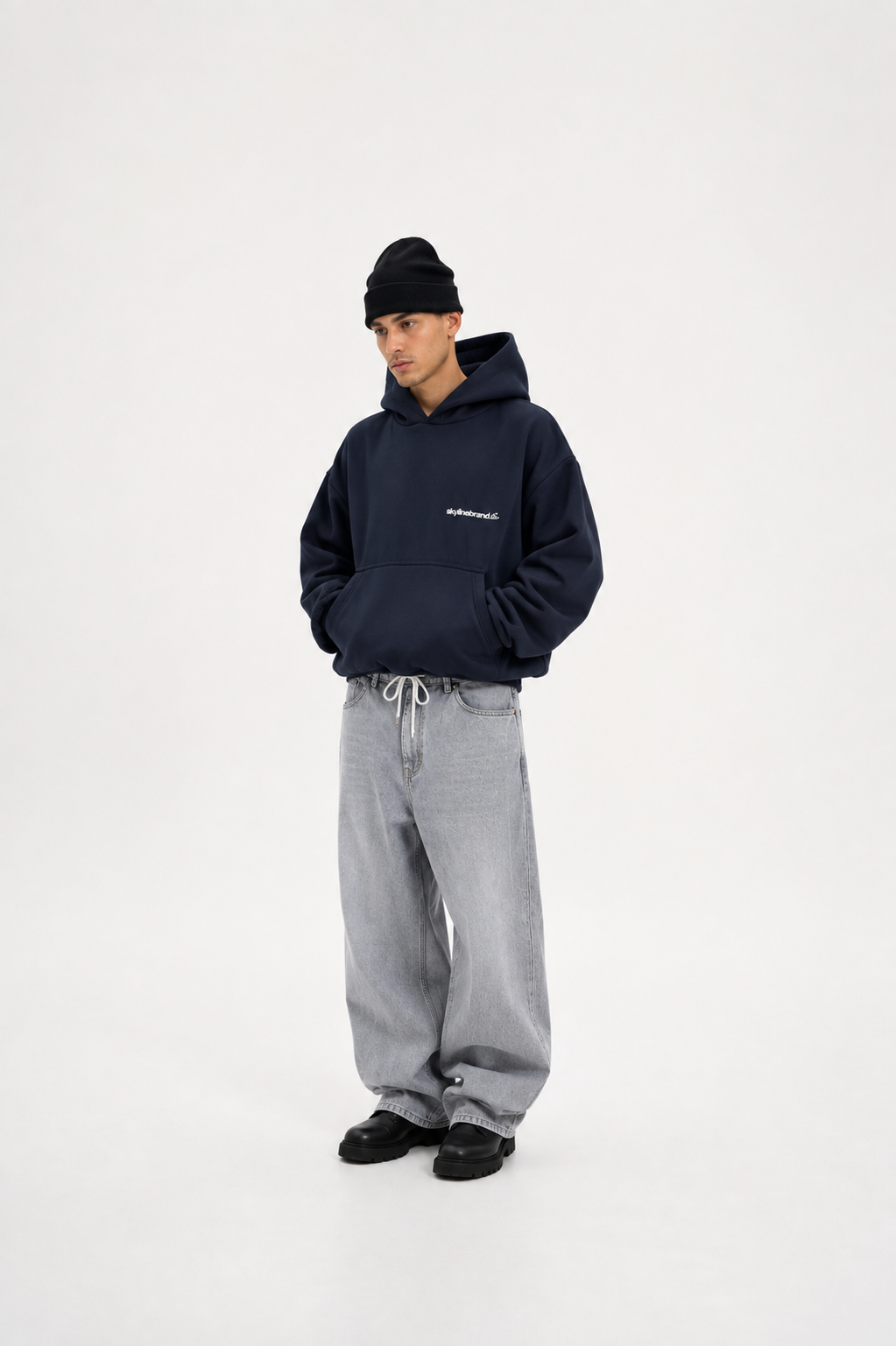 HOODIE SKYFAME MARINE BLUE
