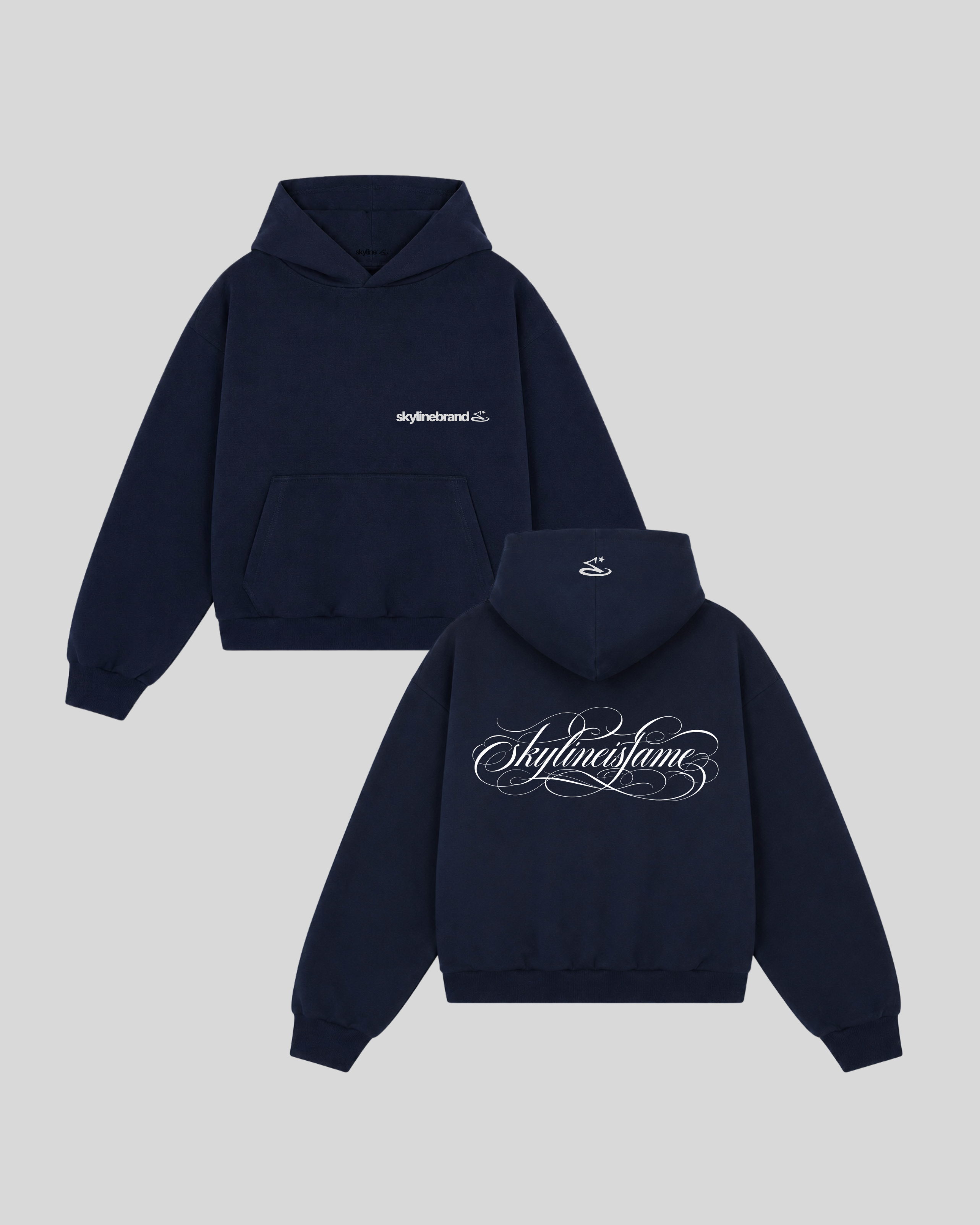 HOODIE SKYFAME MARINE BLUE