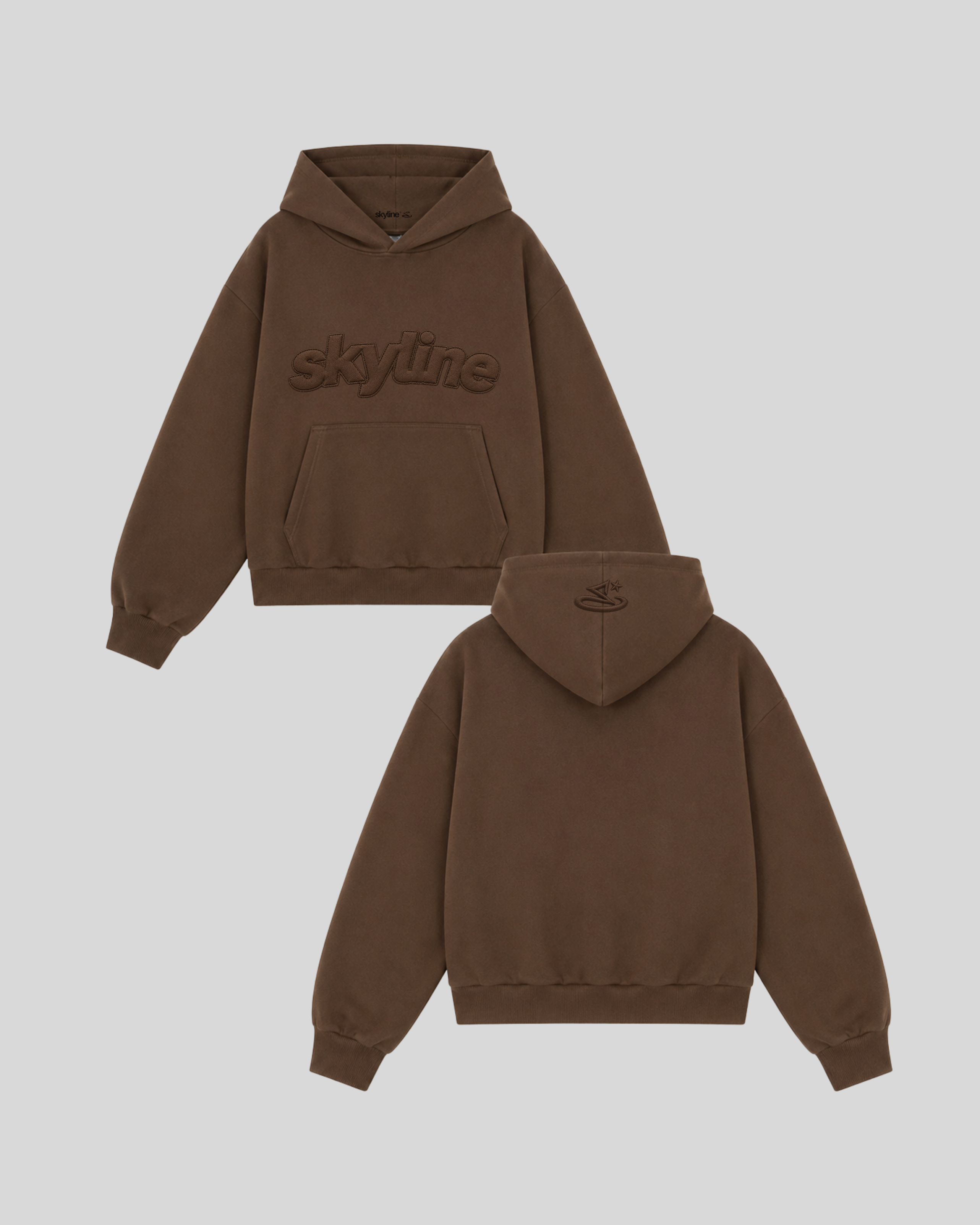 HOODIE SKYFAME BROWN