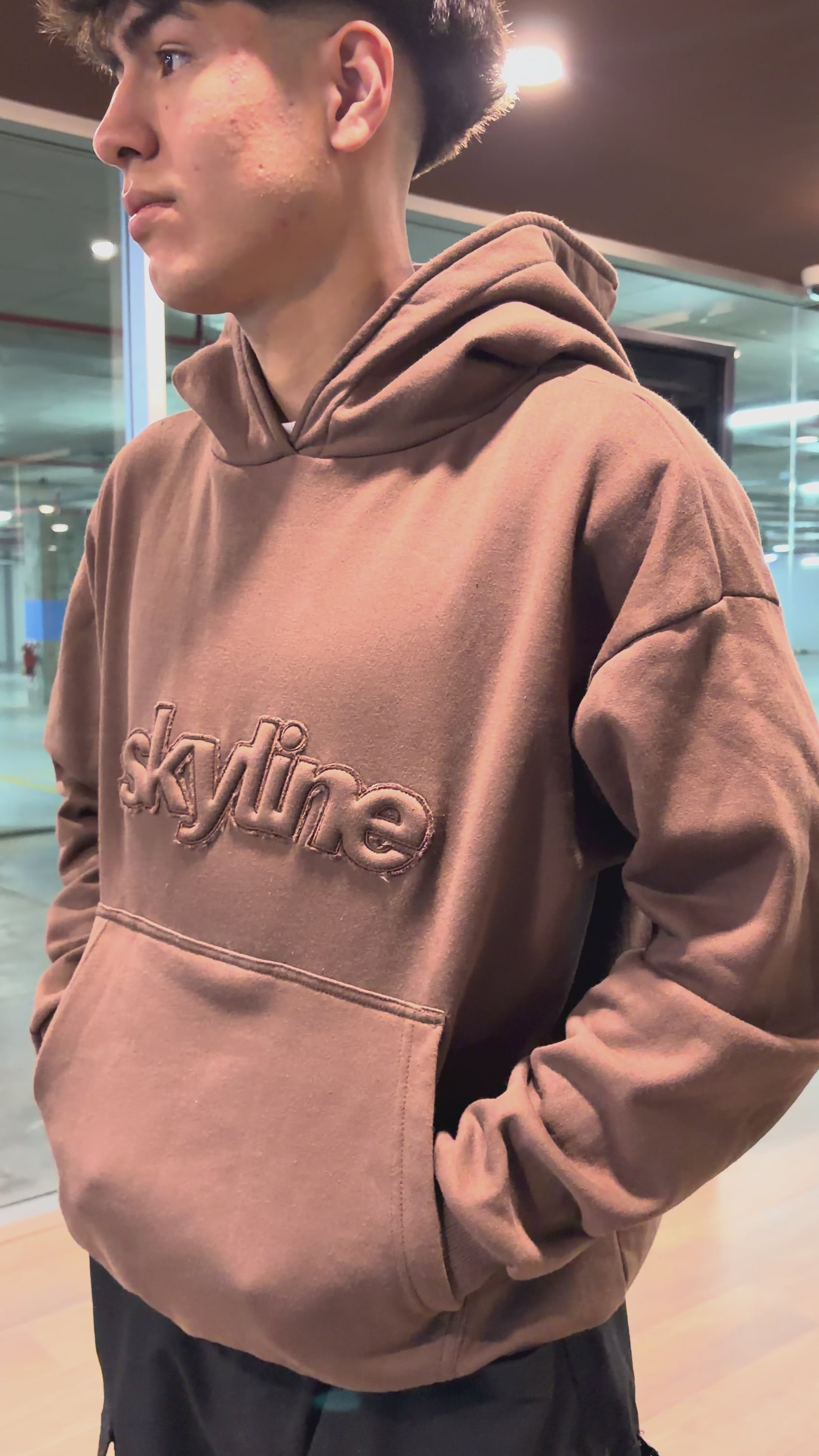 HOODIE SKYFAME BROWN